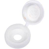 Essentials 6-8ga 100 Pack White Polypropylene Screw Caps (88327)
