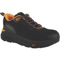 Regatta Crossfort S1 Trainer Size 12 Black/Gun Metal Waterproof Safety Boots (883JU)