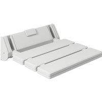 ETAL Wall Mounted Fold Down Shower Seat White (883RL)