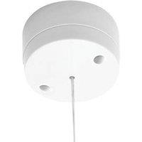 British General 6A 1-Way Pull Cord Switch White (88475)