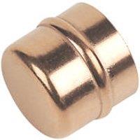 Flomasta Brass Solder Ring Stop Ends 28mm 2 Pack (88530)