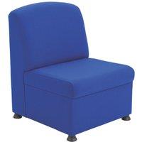 TC Group Glacier Low Back Cubed Style 1-Seater Modular Chair Royal Blue (886TT)