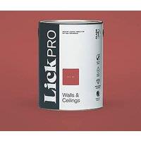 LickPro Max+ 5Ltr Red 05 Eggshell Emulsion Paint (887JY)