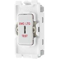 British General Nexus 800 Grid 20A Grid SP Emergency Lighting Test Key Switch White (887PY)