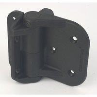 GateMate Black Straight Offset Self Closing Hinges 108mm x 4" x 110mm 2 Pack (887YV)