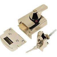 Yale 1 Star BS Night Latch Polished Brass 60mm Backset (88810)