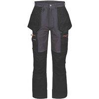 Regatta Infiltrate Stretch Trousers Iron/Black 46" W 33" L (888JG)