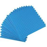 Essentials Interlocking Floor Tiles Blue 20mm 12 Pack (888PH)