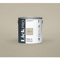LickPro Max+ 2.5Ltr Greige 01 Matt Emulsion Paint (889JX)