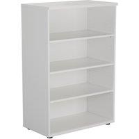 TC Group 3-Shelf Bookcase White 800mm x 1200mm (889TT)