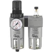 PCL ATCFRL12 1/2" BSP Air Tool Filter Regulator & Lubricator (890HY)