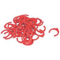 FloPlast FloFit+ Plastic Collet Clips Red 15mm 50 Pack (890RF)