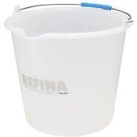 Refina Plastic Gauging Bucket White 18Ltr (890RG)