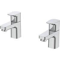 Ideal Standard Ceraplan Basin Pillar Taps Chrome 1 Pair (890RJ)