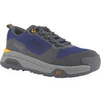Regatta Crossfort S1 Trainer Size 9 Twilight Blue/Gun Metal Waterproof Safety Boots (891JW)