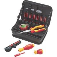 Wiha Electrical Tool Set in Fold-Out Bag 21 Pieces (891KW)