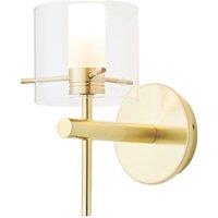 Spa Gene Wall Light Fitting Satin Brass (891VJ)