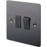 LAP 13A Switched Fused Spur Black Nickel with Black Inserts (89274)