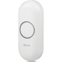 Byron DBY-23510 Wireless Battery-Powered Bell Push White (892KW)
