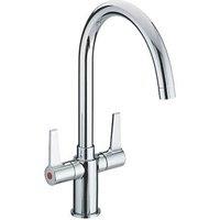 Bristan Design Utility Lever Easyfit Kitchen Sink Mixer Tap Chrome (892RH)