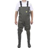 Amblers Tyne Size 10.5 Green Safety Chest Waders (892XJ)