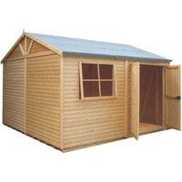 Shire 12' x 12' (Nominal) Apex Tongue & Groove Timber Workshop with Assembly (89367)