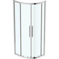 Ideal Standard I.life Semi-Framed Offset Quadrant Shower Enclosure Silver 760mm x 900mm x 2005mm (893KU)