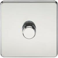 Knightsbridge 1-Gang 2-Way LED Dimmer Switch Polished Chrome (893TY)