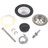 McAlpine Centre Pin Basin Waste Polished Stainless Steel 60mm (894JJ)