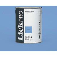 LickPro Max+ 5Ltr Blue 10 Eggshell Emulsion Paint (894JX)