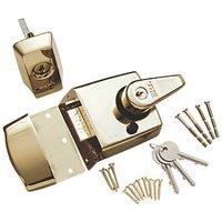 ERA 1930-31 Double Locking Night Latch Brass 60mm Backset (894KR)