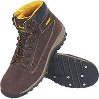 DeWalt Hammer Size 9 Brown Safety Boots (89582)