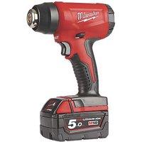 Milwaukee M18 BHG-502C 18V 2 x 5.0Ah Li-Ion RedLithium Cordless Heat Gun (895HR)