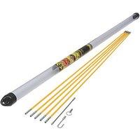 C.K Mighty Rod PRO 6mm Flexible Cable Rod Starter Set 5m 8 Pieces (8961X)