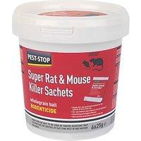 Pest-Stop Rodent Wheat Bait 25g 6 Pack (8964X)