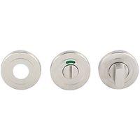 Eurospec Standard WC Thumbturn Set Satin Stainless Steel 52mm (8966J)