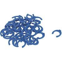 FloPlast FloFit+ Plastic Collet Clips Blue 10mm 50 Pack (896RF)