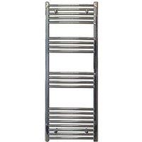 Towelrads 1200mm x 400mm 965BTU Chrome Flat Towel Radiator (896RY)