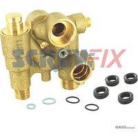 Baxi 7213614 Brass Flow Assembly (897TP)