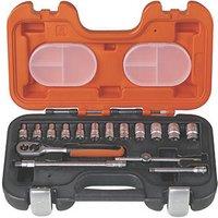 Bahco S160 1/4" Drive Socket Set 16 Pcs (8984F)