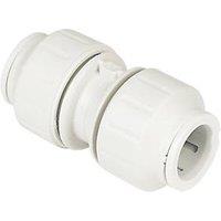 JG Speedfit Plastic Push-Fit Equal Couplers 15mm 10 Pack (89893)