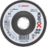 Bosch X-Lock Metal 80 Grit Flap Disc 115mm (4 1/2") (898HK)