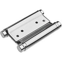 Smith & Locke Polished Chrome Spring Hinge 100mm x 137mm (898PY)