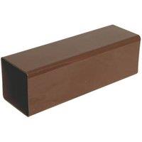 FloPlast Square Downpipes Brown 65mm x 2.5m 6 Pack (8993F)