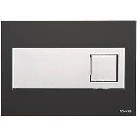 Fluidmaster Schwab Caro 384645 Dual-Flush Flushing Plate Black (8993X)