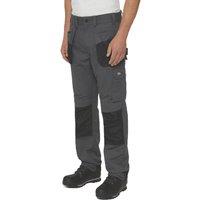 Dickies Multi Pocket Utility Work Trousers Charcoal 40" W 32" L (899TN)