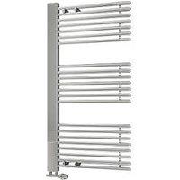Ximax 800mm x 600mm 1419BTU Chrome Flat Designer Towel Radiator (9002V)