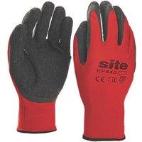 Site Superlight Latex Gripper Gloves Red/Black Large (900FR)