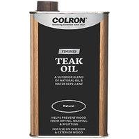 Colron 500ml Teak Natural Solvent-Based Interior Wood Teak Oil (90164)