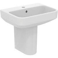 Ideal Standard i.life S Washbasin & Pedestal 1 Tap Hole 500mm (901HM)